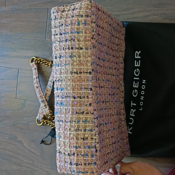 Kurt Geiger Multicolor Tweed Shoulder Bag - Picture 4 of 11